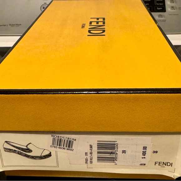 🚨🚨SOLD 🚨🚨Authentic✨✨EUC Fendi Espadrilles Shoes Authentic Luxury size9 - Picture 2 of 8